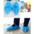 пластиковые Одноразовые бахилы с эластичной лентой Дышащие пылезащитные Утолщенные противоскользящие антистатические бахилы
