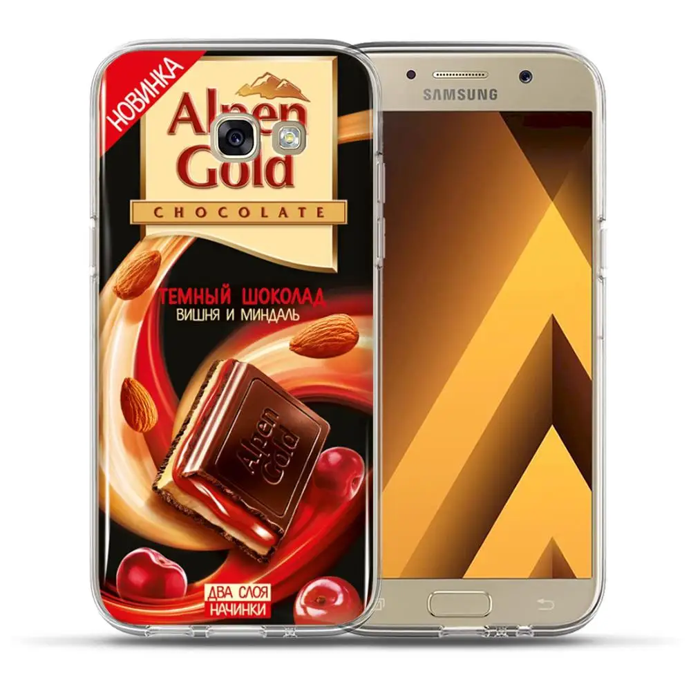 6153 Шоколад чехол для телефона для Samsung Galaxy A3 A5 A7 A6 A8 плюс A9 A10 A20 A30 A40 A50 A60 A70 A80 A90 силиконовый чехол - Цвет: 6153