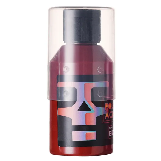 OPHIR 100ML Professional Pouring Acrylic Paint Fluid Marbling Paint for Artist DIY Art Supplies 36 Colors for Choose NO.10 BROWN