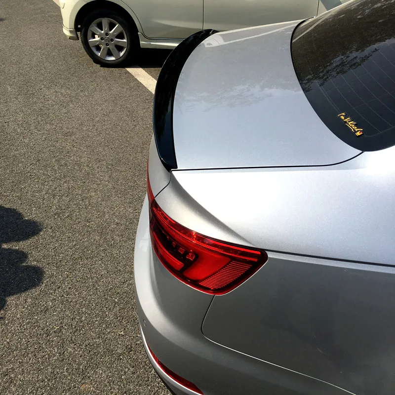 

For Audi A4 B9 2017 2018 2019 ABS Unpainted primer color Exterior Rear Spoiler Tail Trunk Boot Wing Decoration Car Styling