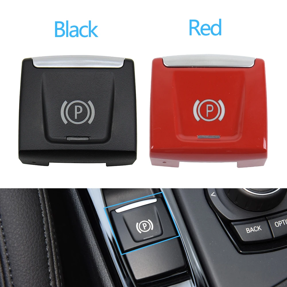 Electronic Handbrake Parking Switch Control Button Replacement for BMW X1 F48 F49 X2 F39 2 Series F45 F46 2 Colors