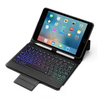 7 цветов задняя подсветка чехол для клавиатуры для iPad Mini 4 5 Беспроводная Bluetooth клавиатура чехол для iPad Mini 5/iPad Mini 4