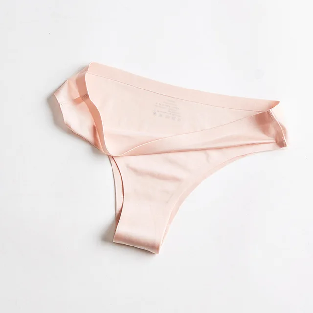 Pink 2 VDOGRIR, сексуальное женское Бесшовное, прозрачное стринги, женские трусики, нижнее белье, женское нижнее белье, трусы с низкой талией, Трусы-танга - Цвет: Pink 2