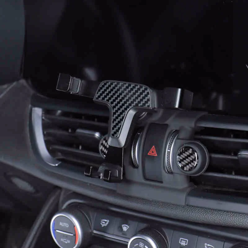 Автомобильные аксессуары для Alfa Romeo Giulia Stelvio Air Vent держатель для телефона стабильная подставка для смартфона