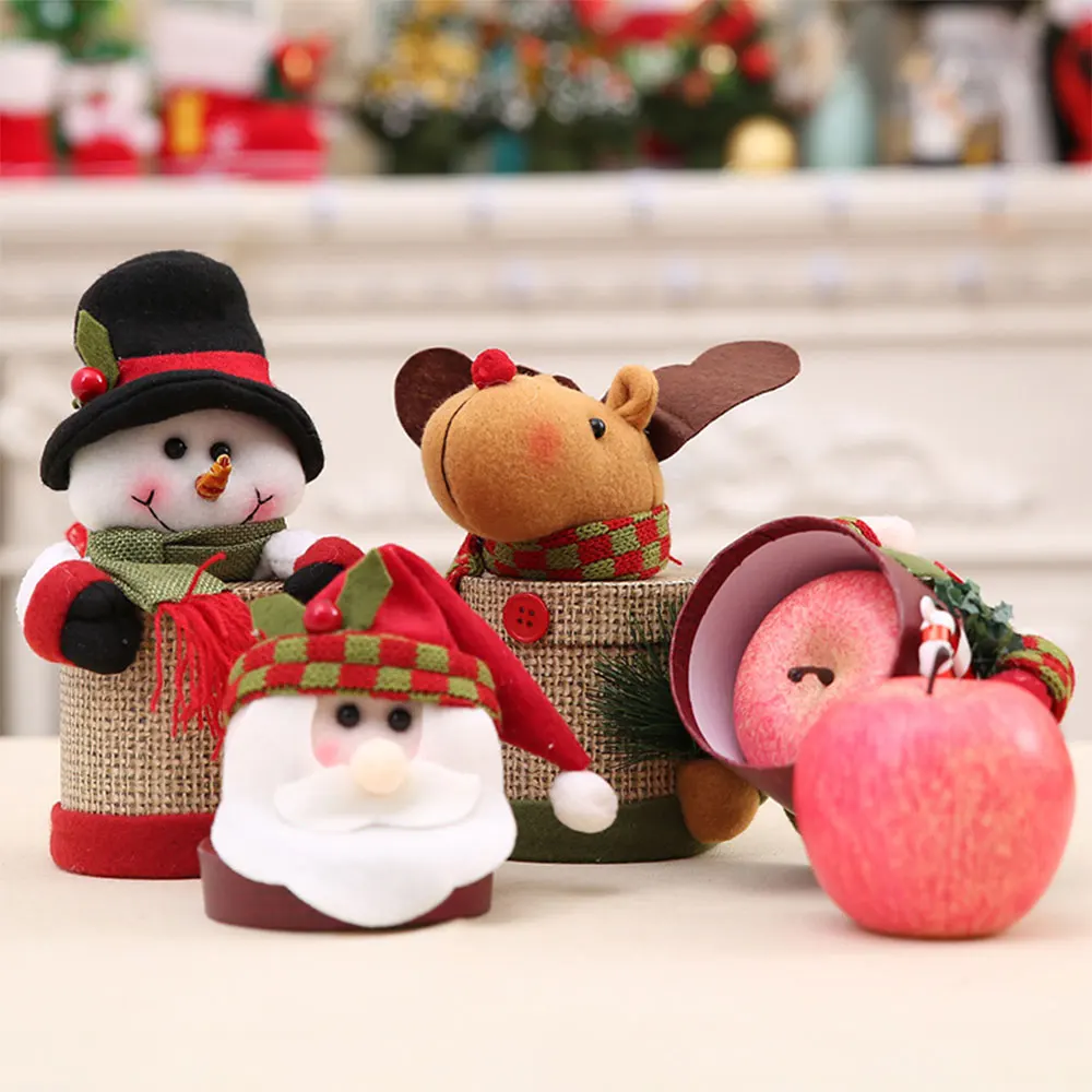 

Christmas Gift Candy Bottle Box Storage Bags Container Festive Party Xmas Decor