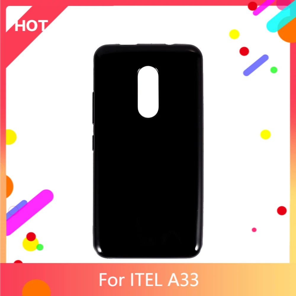 A33 чехол Матовая Мягкая силиконовая задняя накладка из ТПУ для ITEL телефона тонкий