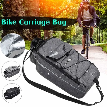 

Bicycle Carrier Bag Bike Rack Trunk Basket Back Seat Shelf Pouch Cycling Luggage Shoulder Handbag Bike Rear Bag Waterproof