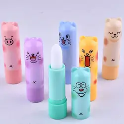 Cute Hot Lip Protector Moisturize Cartoon Fashion Cosmetic Random Color Makeup Lipstick Animal Girl Lip Pomade Little Bear TSLM1