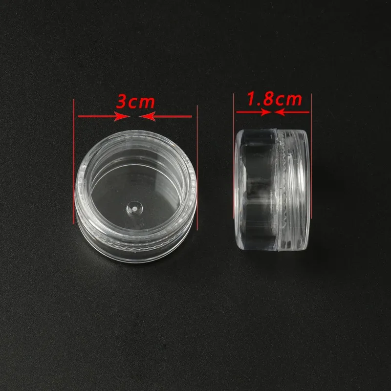 4pcs/lot Plastic Jewelry Box Transparent Storage Container Earring Beads Portable Case for Handmade Diy Jewellery Accessories 