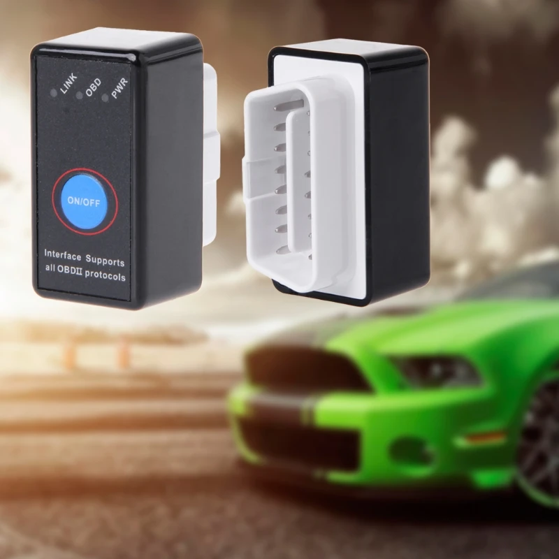 Авто Мини V2.1 ELM327 Bluetooth OBD2 диагностический инструмент Автомобильный сканер Android Symbian A6HE