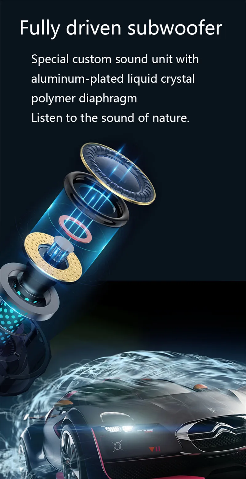 X10 TWS Bluetooth 5,0 HIFI беспроводные наушники Автоматическое Сопряжение стерео спортивные наушники гарнитура с 3000 мАч зарядным устройством
