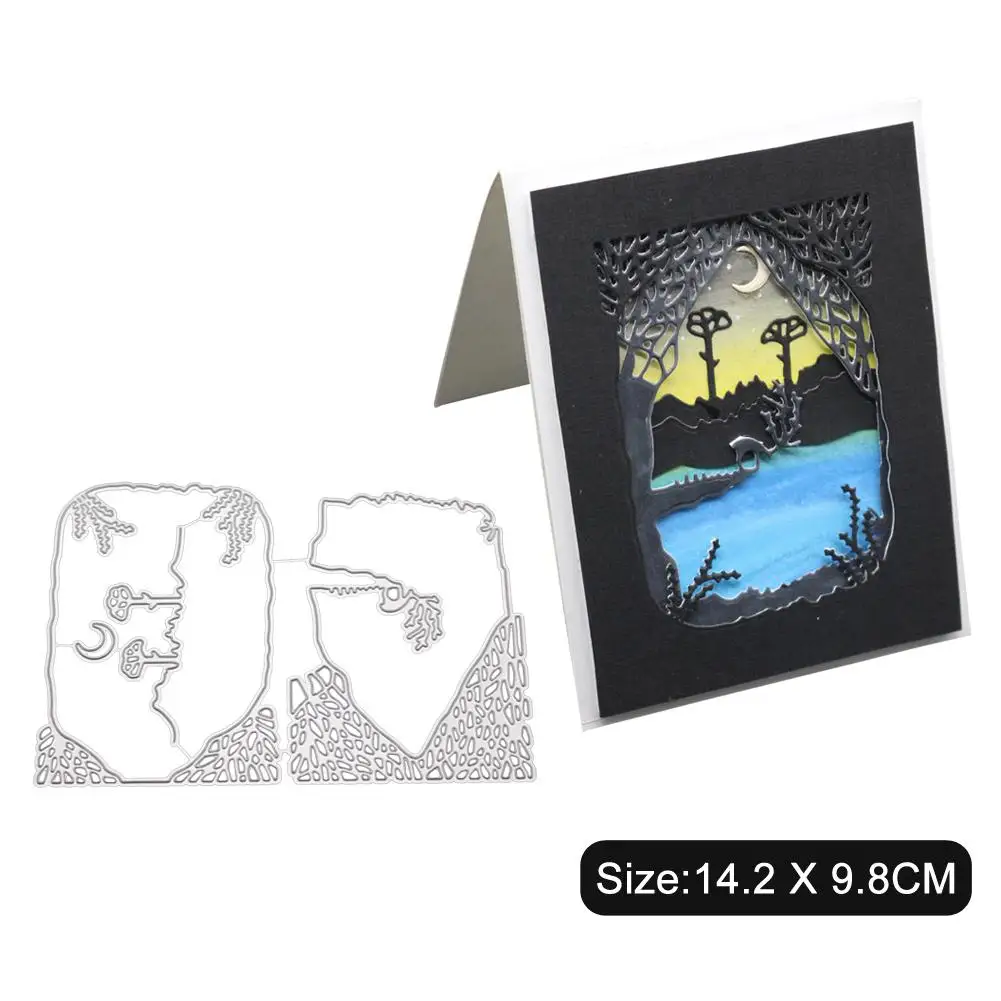  MeterMall Background Combination Invitation Lace/Greeting Card Decor Scrapbook DIY Etched Carbon St - 4.00012E+12