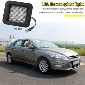 

2pcs LED License Plate Direct Lnstallation High Luminescent Purity Lights Rear Number Plate Tag Lamps for Ford F150 2015-2019