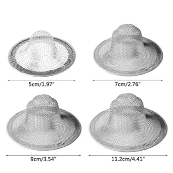 

Stainless Steel Kitchen Sink Strainer Hair Catcher Stopper Bathroom Bathtub Shower Drain Filter Percolator B85C