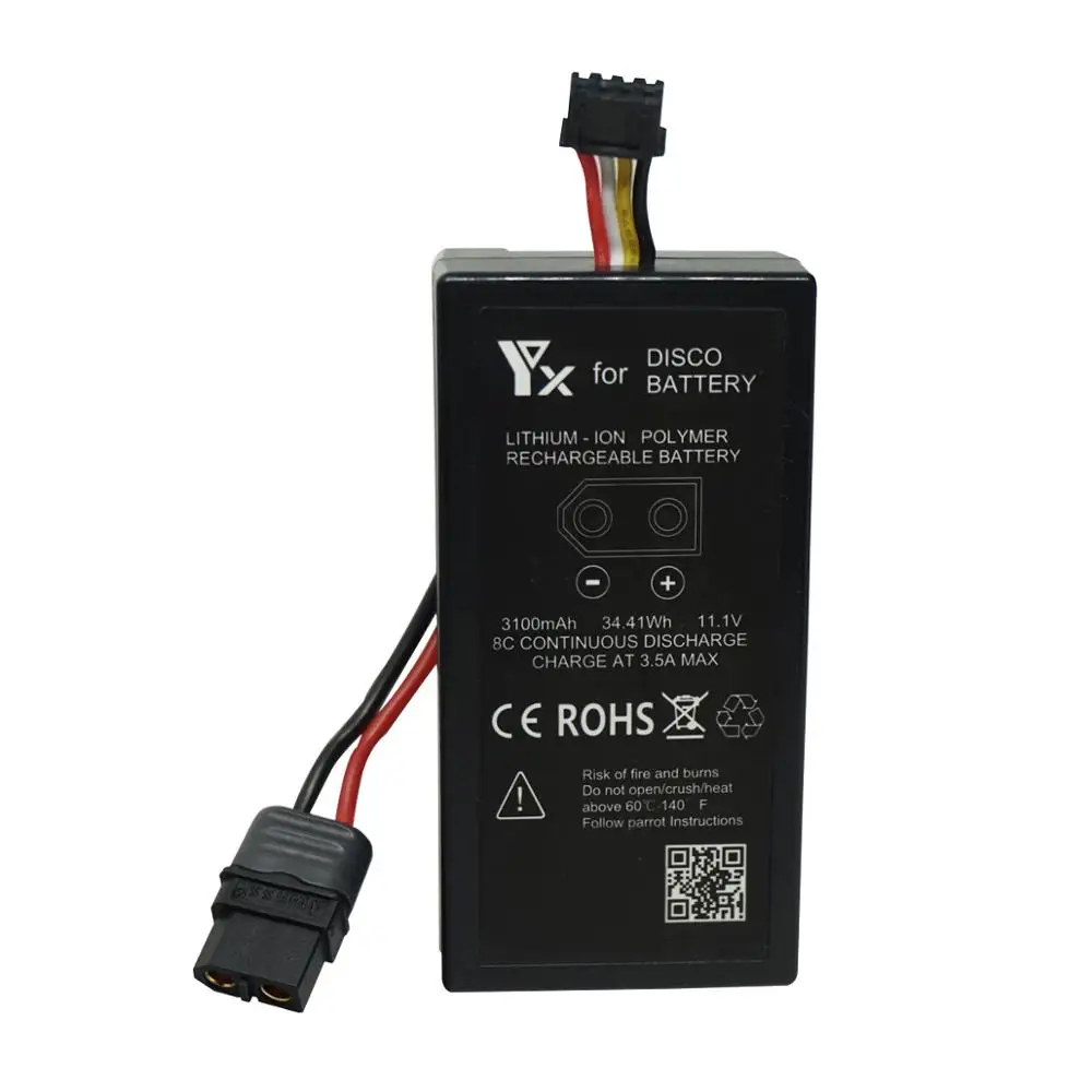 

Update 11.1v 3100mah 34.41Wh Li-po rechargeable Battery For Parrot Disco FPV Drone high quality battery