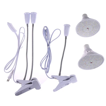 

290 Led Plant Grow Light Lamp Full spectrum E27 Set for Flower Seeds Greenhouse