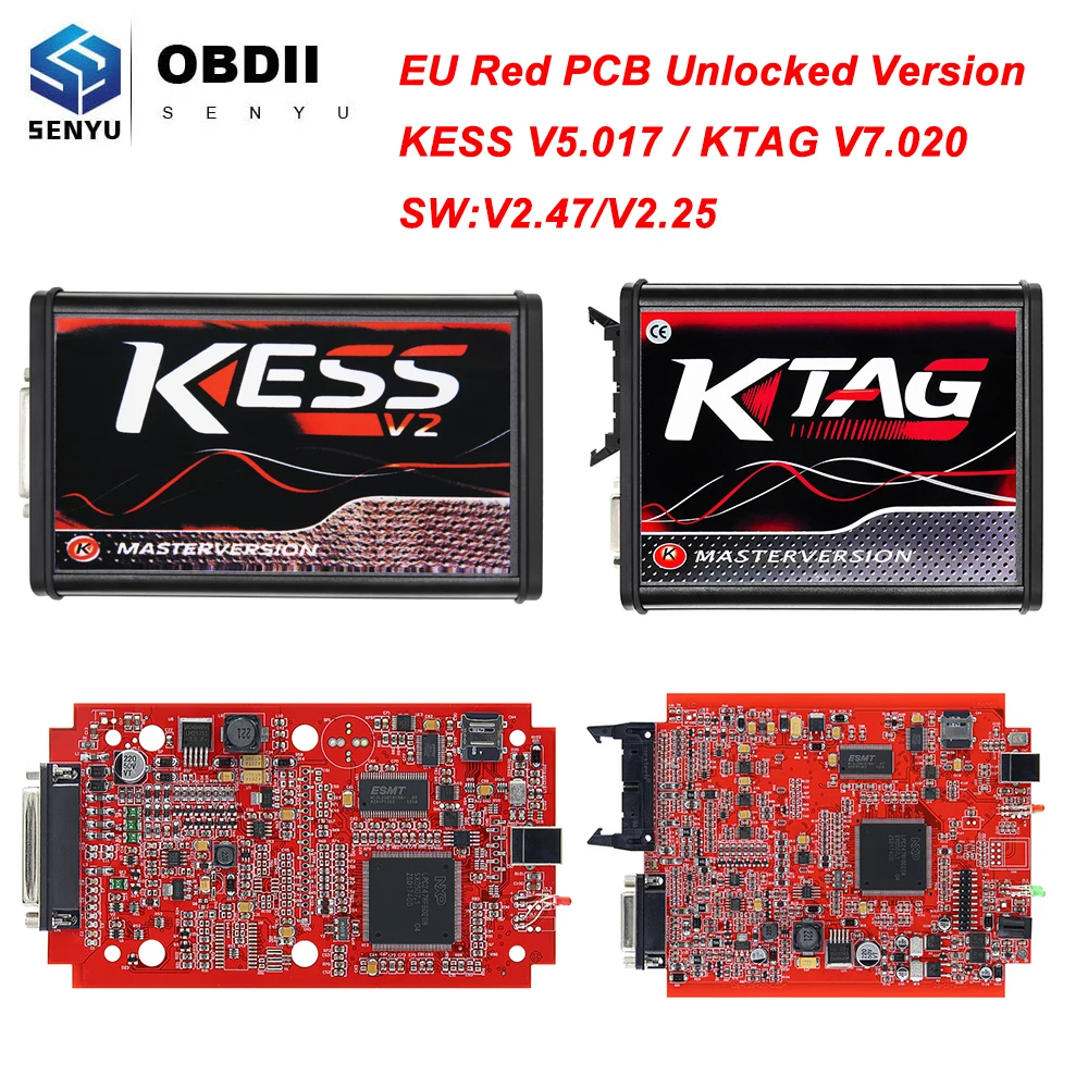 

KESS V2 KTAG EU Red V5.017 V2.47 KESS V2 Master BDM Frame 100 22 KTAG 2019 V7.020 V2.25 ECU Programmer Chip Tuning OBD2 Scanner