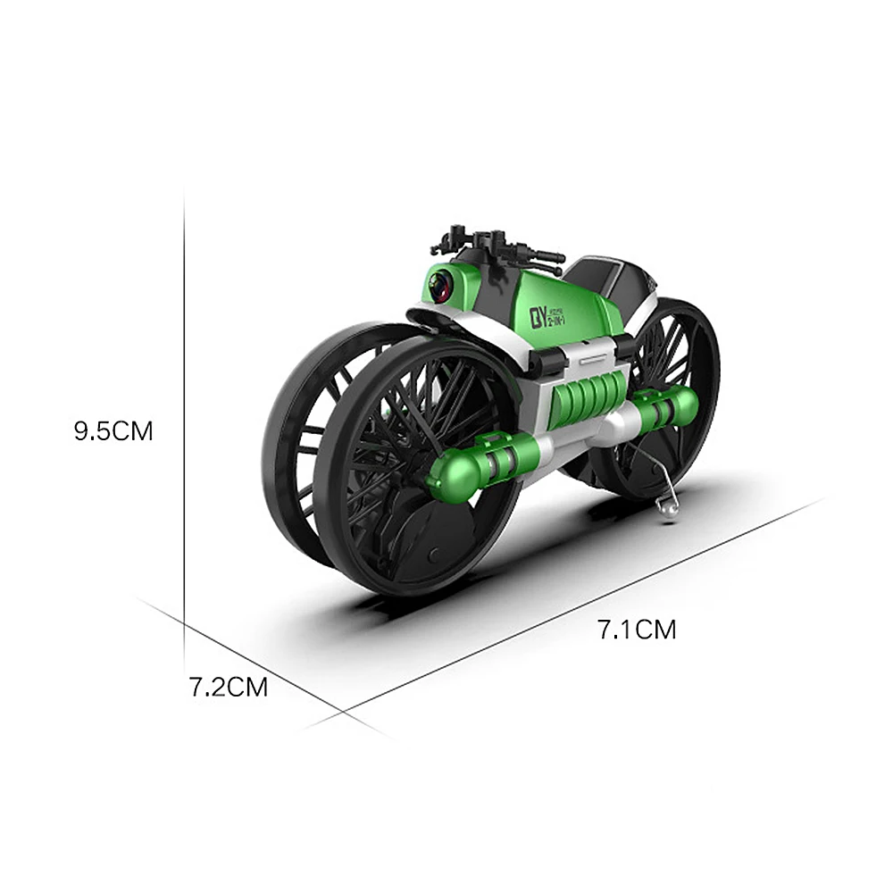 CYSINCOS Радиоуправляемый Дрон мотоцикл 2 в 1 складной вертолет камера 0.3MP высота удержания RC Квадрокоптер мотоцикл Дрон 2 в 1 Дрон