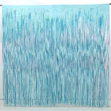 Светильник синий дождь Свадебные праздничные украшения занавеска с блестками дождь двери Шторы на день рождения рождественские украшения 2X1 м