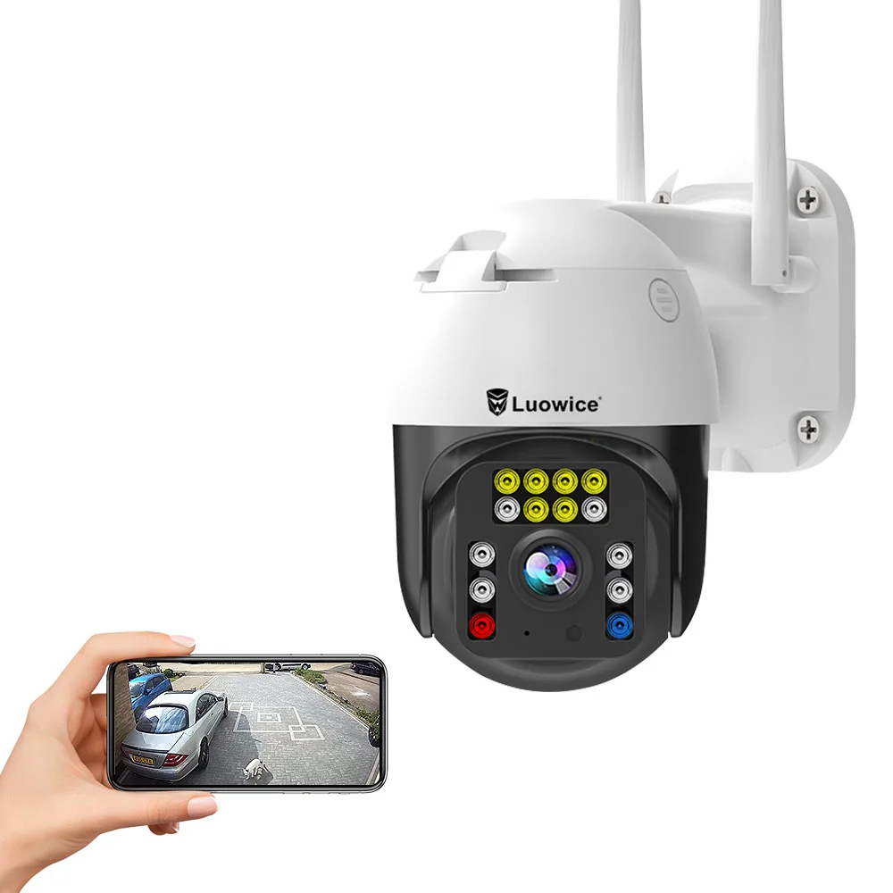 IP Камера Wi-Fi AI человека обнаружения Автоматическая отслеживающая HD Mini CCTV