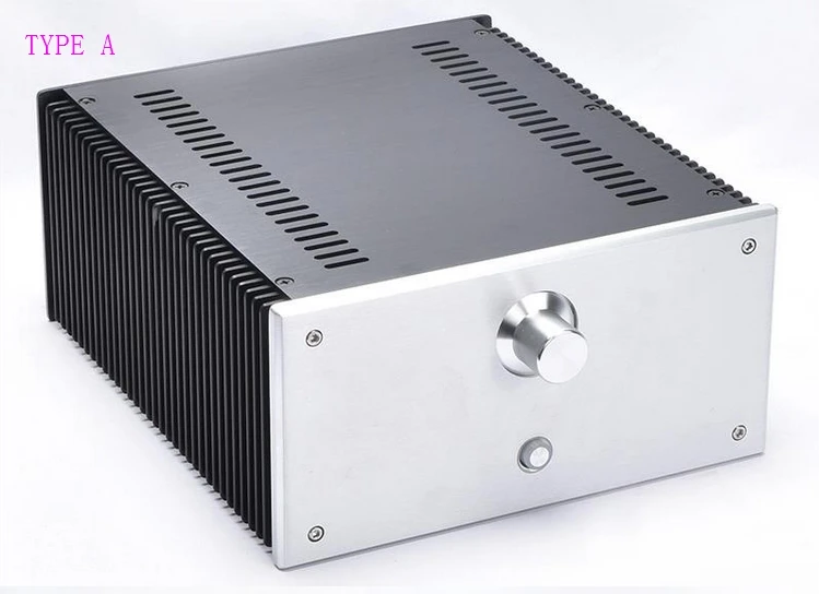 

2412B Full aluminum Power amplifier chassis Class A case AMP Enclosure Audio box