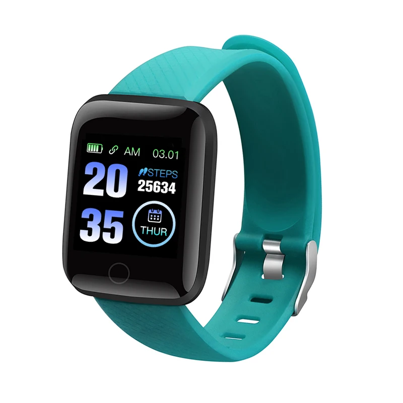 

116 Smart Watch Bracelet Blood Pressure Measurement Waterproof Fitness Tracker Heart Rate Monitor Pedometer Smart Band Women Men