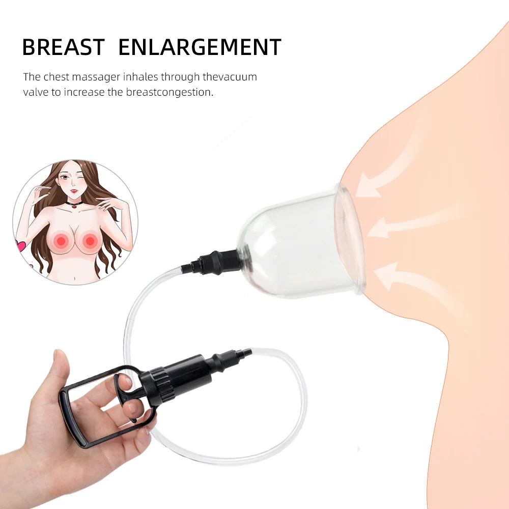 Nipple Sex Toys Vacuum Pump Sucker Breast Nipple Sucker For Adults Women