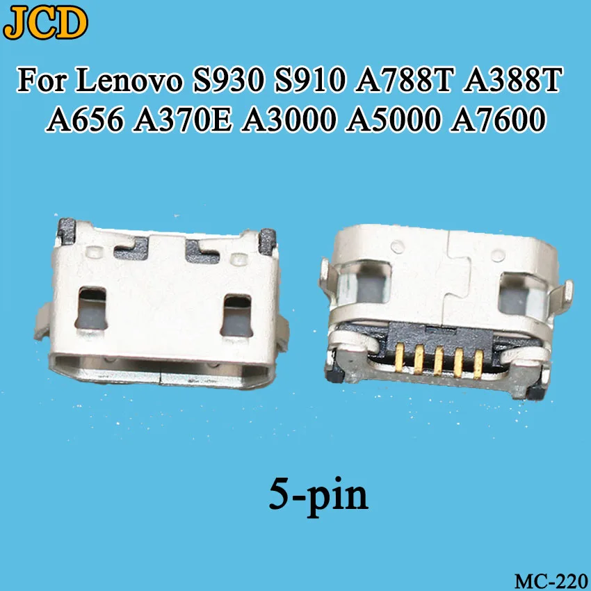 JCD 2 шт микро USB разъем для зарядки док станция lenovo S930 S910 A788T A388T A656 A370E A3000 A5000 A7600