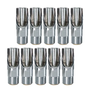 

Pack of 15 Stainless Steel Cap Duckbill Pig NPT 1/2 Inch Automatic Pig Nipple Water Drinker Feeder Waterer for Piglets, Growers