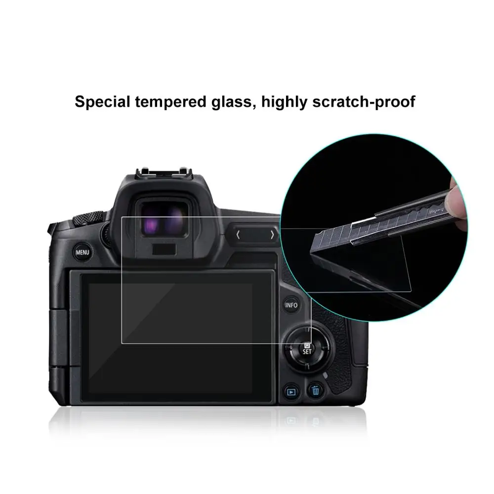PULUZ 2.5D 9H Закаленное стекло пленка для Canon EOS R защита экрана Защитная 200D / 6D /650D G7 X Mark