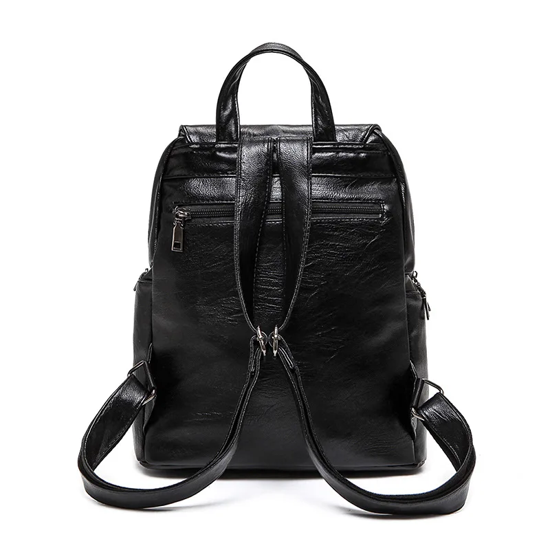 

Korean-style Fashion Fashion 2018 Summer New Style College Style Simple Versatile Three-piece Set Bag Hand Shoulder Backpack