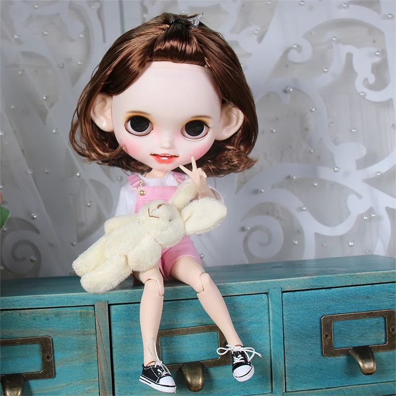 1/6 BJD кукла 19 суставов тела белая кожа smail Новое матовое лицо мягкие короткие волосы изысканный подарок игрушка