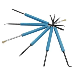 Kit de soudage de circuits imprimés, ensemble d'outils auxiliaires de soudage/démontage des PCB et combinaison de soudage/Kit de soudage de circuits imprimés 6 pièces 