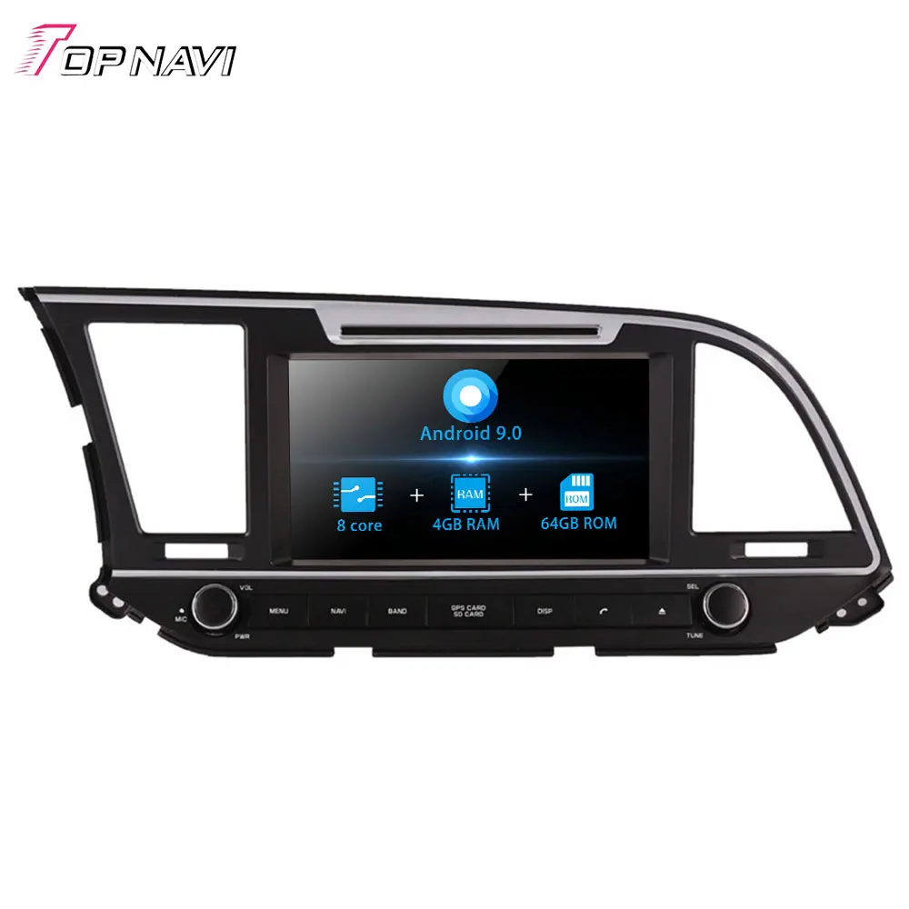 " Восьмиядерный Android 9,0 автомобильный Радио gps навигация для HYUNDAI ELANTRA/AVANTE/MD-стерео автомобильный DVD мультимедийный плеер 2Din