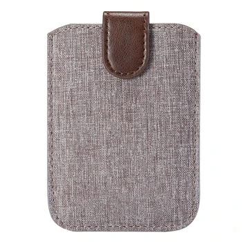

Wallet Case Fashion Credit Universal Pouch Canvas Portable Adhesive Pocket Coin Phone Back Card Holder Stick On