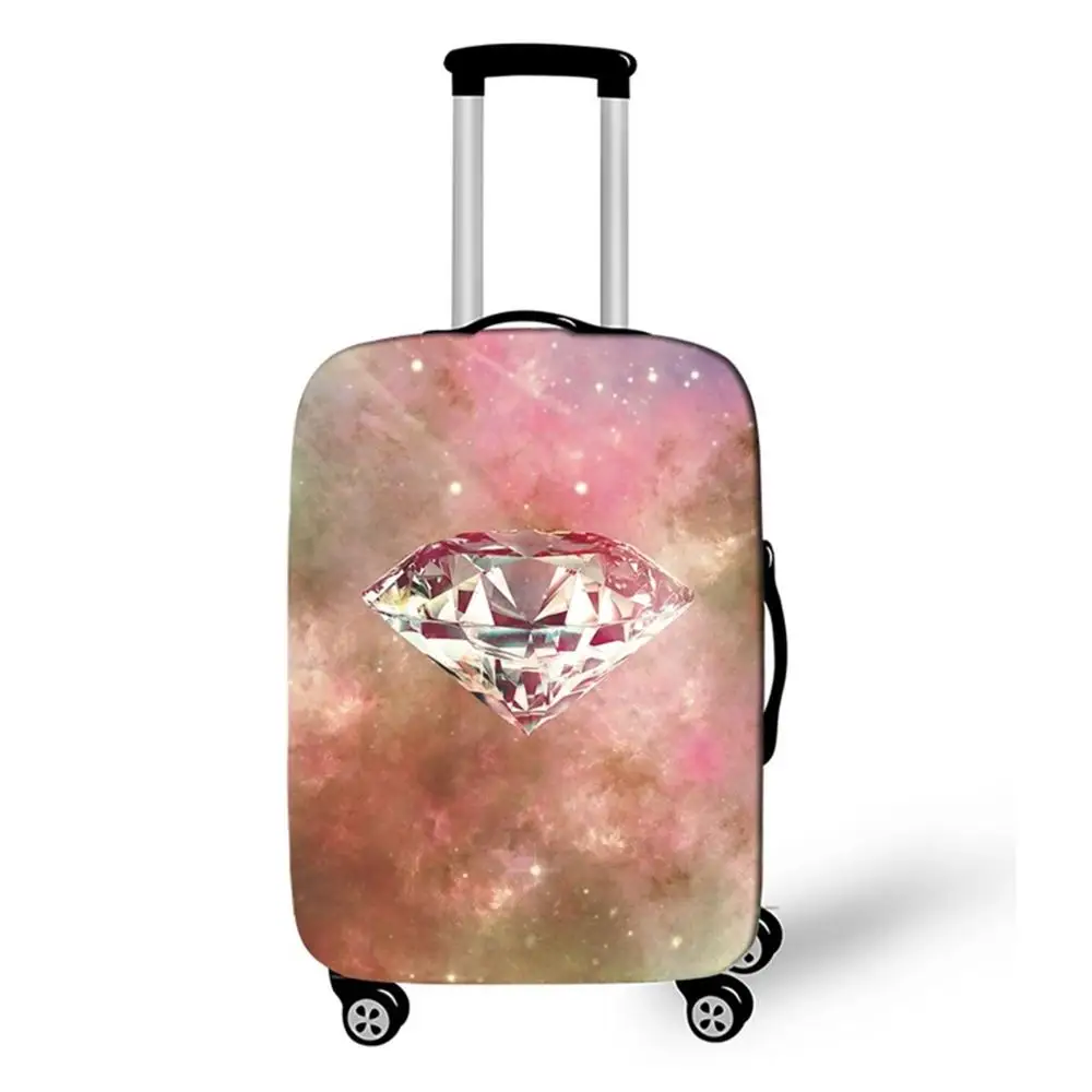 Аксессуары для путешествий модный Алмазный чехол для багажа защитный чехол водонепроницаемый плотный Эластичный Чемодан сундук Чехол 18-32 дюймов XL - Цвет: 3
