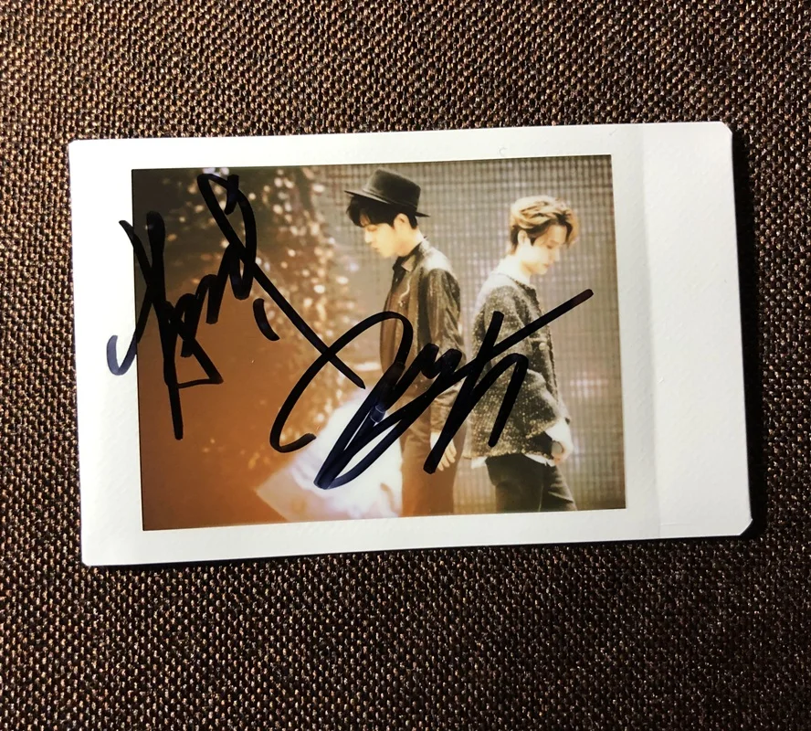 Предоплата The Untamed 2CD limited подписанный Xiao Zhan YiBo с автографом OST 12.15. Китайский Поп - Цвет: group polaroid 2