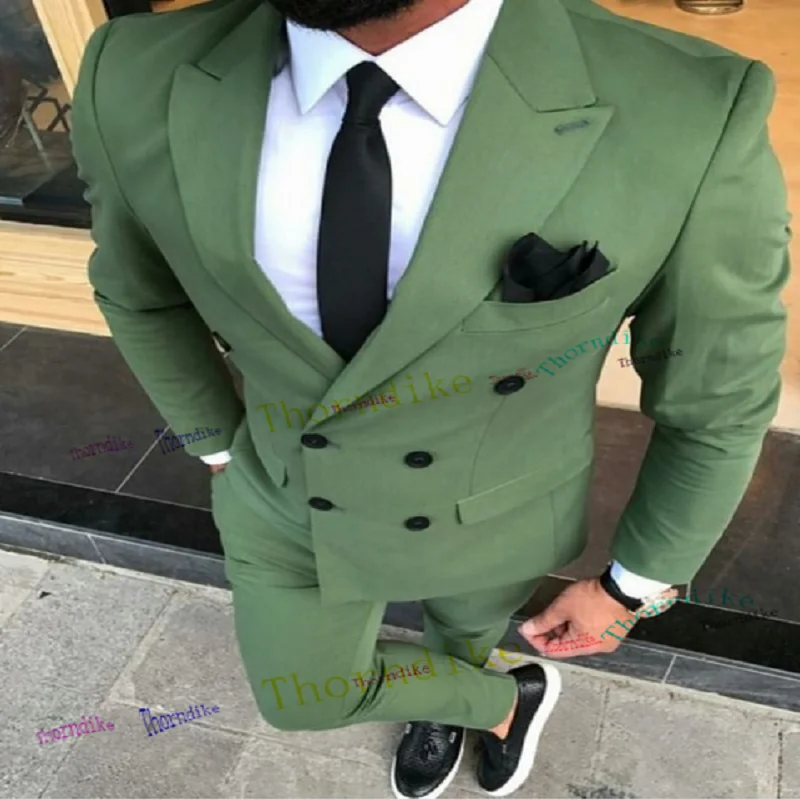 Thorndike 2 Pieces Custom Made Men Suits 2025 Dark Purple Blazer Wedding Suits Slim Fit Groom Tailored Tuxedo Jacket+Pants 2