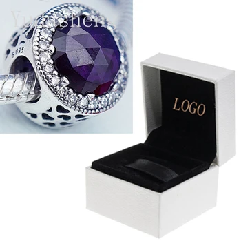 

Sparkling Purple Charm（with charm box）High Quality 1: 1 Factory Wholesale Diy Bracelet women's jewelry