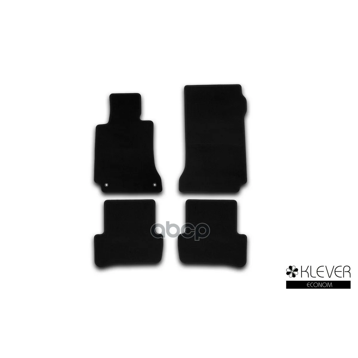 Коврики В Салон Klever Econom Mercedes-Benz C-Class W204 Акпп 2007-, Сед., 4 Шт.(Текстиль) Klever арт. KLEVER013439101200k
