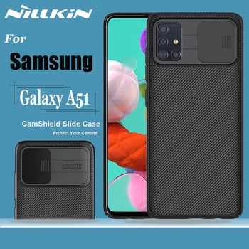 

for Samsung Galaxy A51 Case Capa Nillkin CamShield Slide Camera Protector Cover for Samsung A51 Lens Protection Privacy Cases