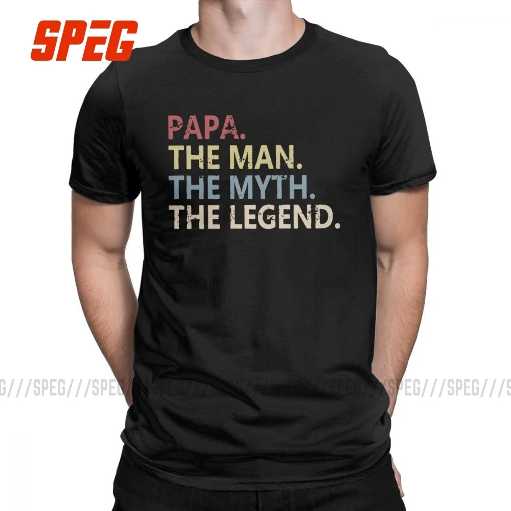 Мужские футболки с надписью The Man Myth Legend папа Лучший папочка день отцов забавный