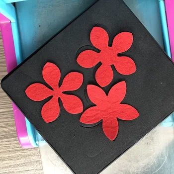 

Scrapbooking flower cutting die wooden steel rule with back case SMR-FL0009