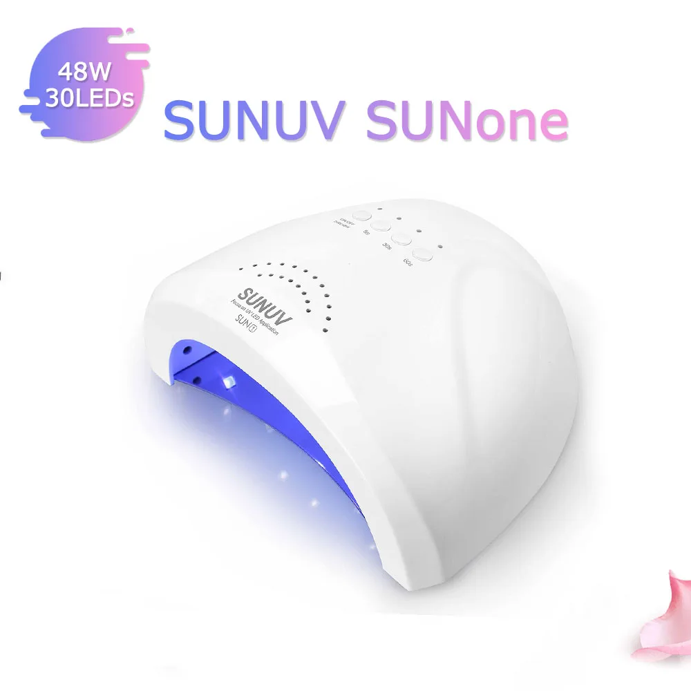 SUNUV SUNone светодиодные УФ-лампы для ногтей сушилка Гель-лак маникюра гель Авто