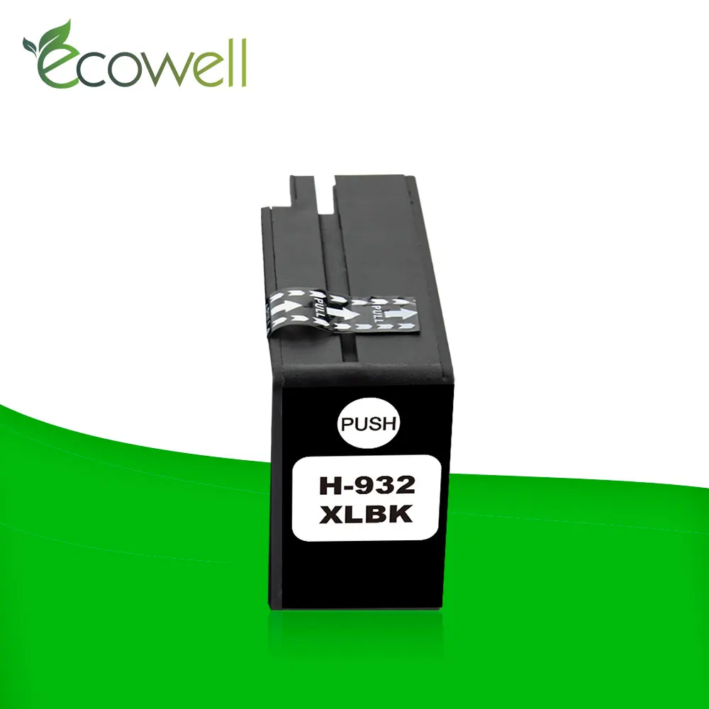 Чернильный картридж Ecowell с чипом совместимый hp 932 933 XL для Officejet 7110 7610 7612 7510 7512 6100 6600