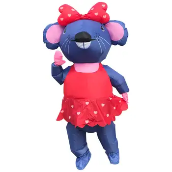 

Mouse Inflatable Suit Polyester Cloth Environmental Protection