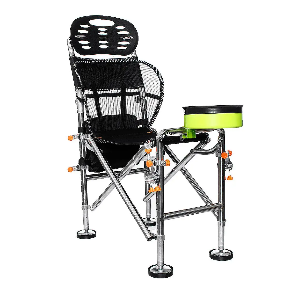 

Folding Fishing Chair Portable Outdoor Camping Umbrella Rod Bracket Holder Seat Backrest Carry Bag Set Fishing Accessories Kit