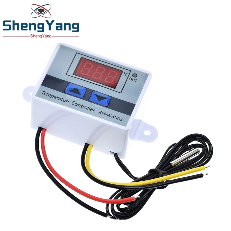 10A 12V 24V 220VAC цифровой светодиодный Температура контроллер XH W3001 для Arduino охлаждения