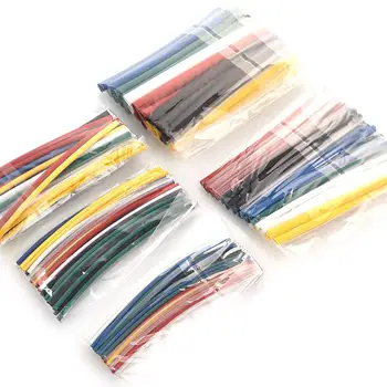 

Durable Insulated Sleeve Tubes Insulation Colour Industrial Cable Duct DIY Worker 140pcs Heat Shrink Tubing Kit Tools