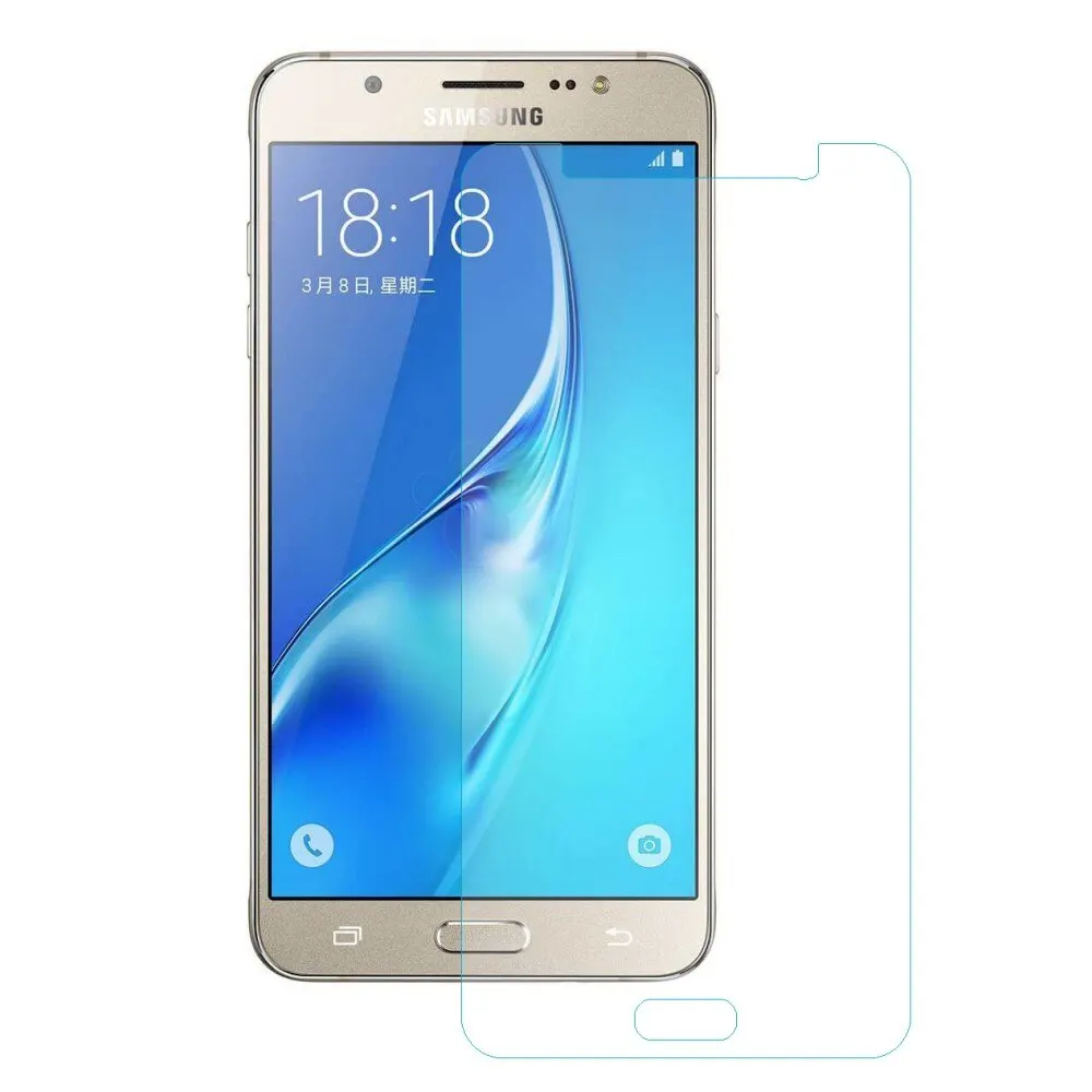 Защитное стекло/плёнка (переднее) 0.25мм для Samsung Galaxy J7 J700F | Мобильные телефоны и